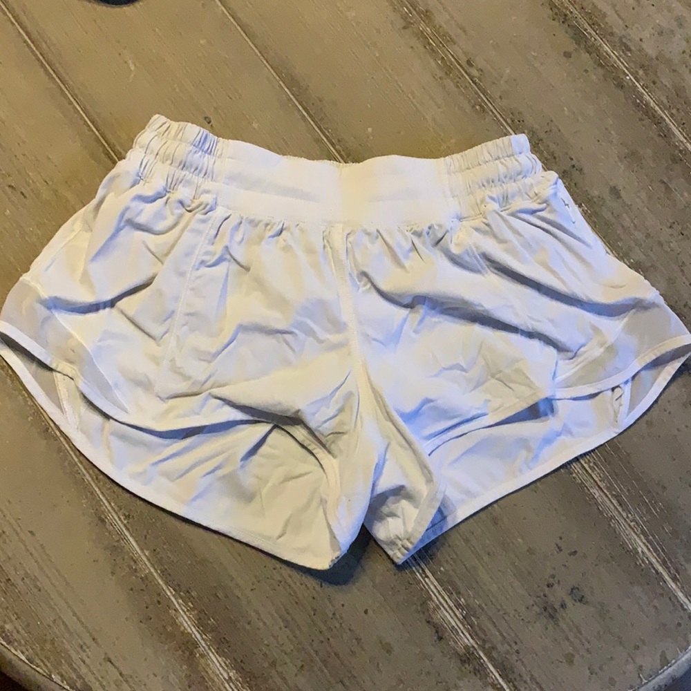 Lululemon white shorts.